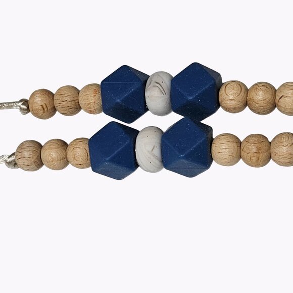 Bella Tunno Teething Necklace Jewelry for Mom and Baby Silicone Beads Breakaway - Picture 4 of 11
